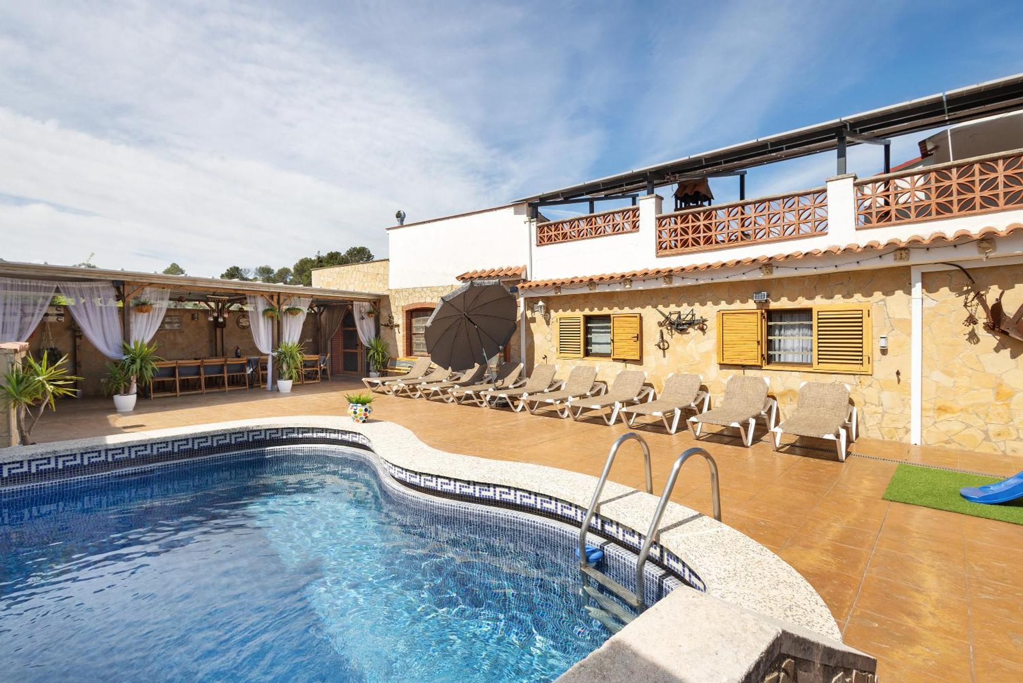 Vila Cal Ramon Con Piscina Rubí Exteriér fotografie